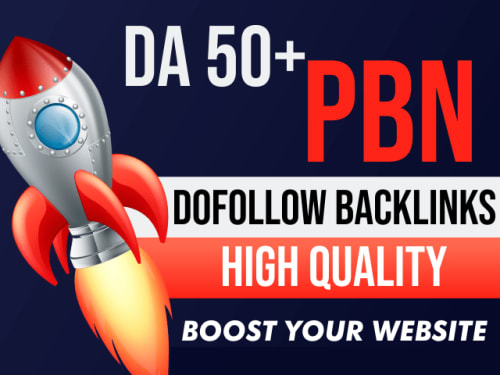 I will create 70 homepage pbn Da 50 plus Backlinks hi...