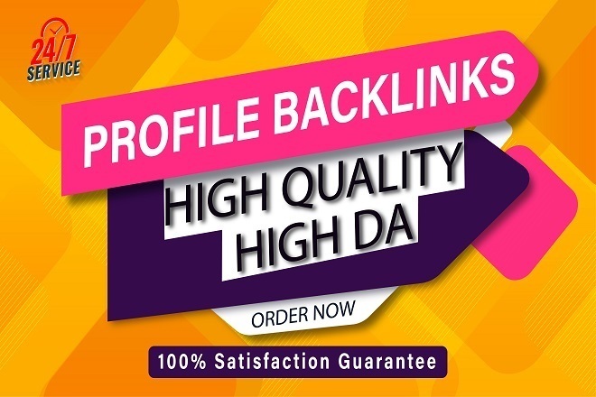 I will do 50 manual profile backlinks and high-qualit...