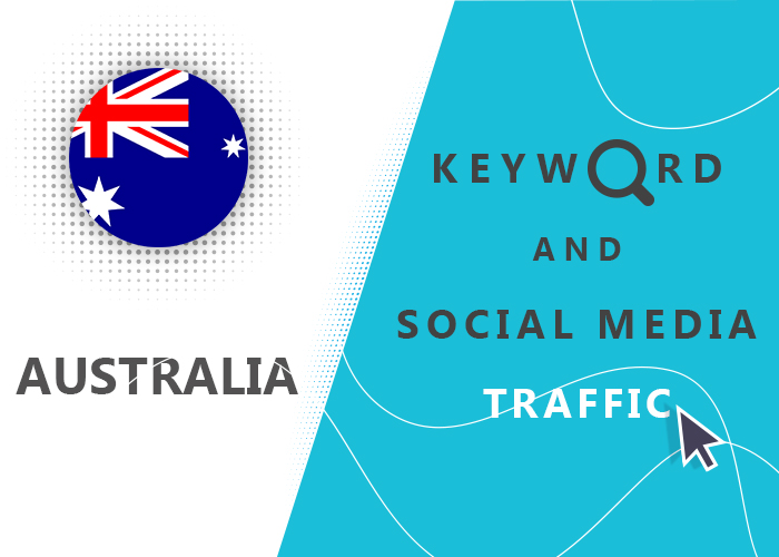 Send Australia Organic Keyword And Social Media Traff...