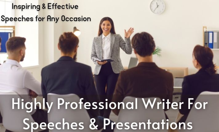 I will write inspirational speeches and factual prese...