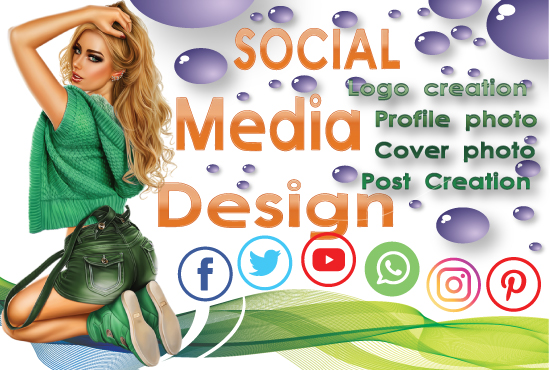 We can design your Social media profile photo, Cover...