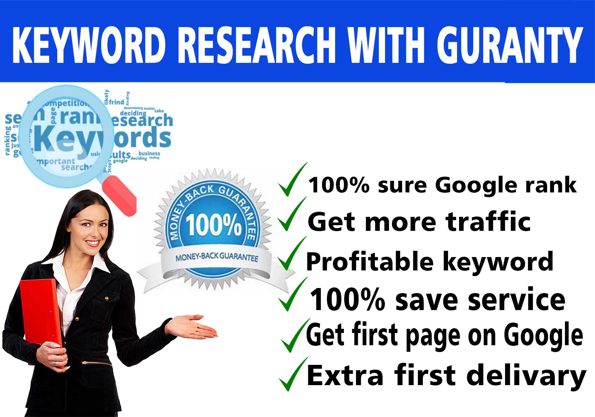 Google ranking, Keyword Research and SEO Content