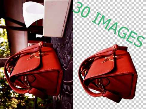I will remove the background of your images 30 images