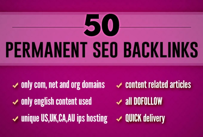 Provide you indexable Contextual Backlinks with 50 Re...