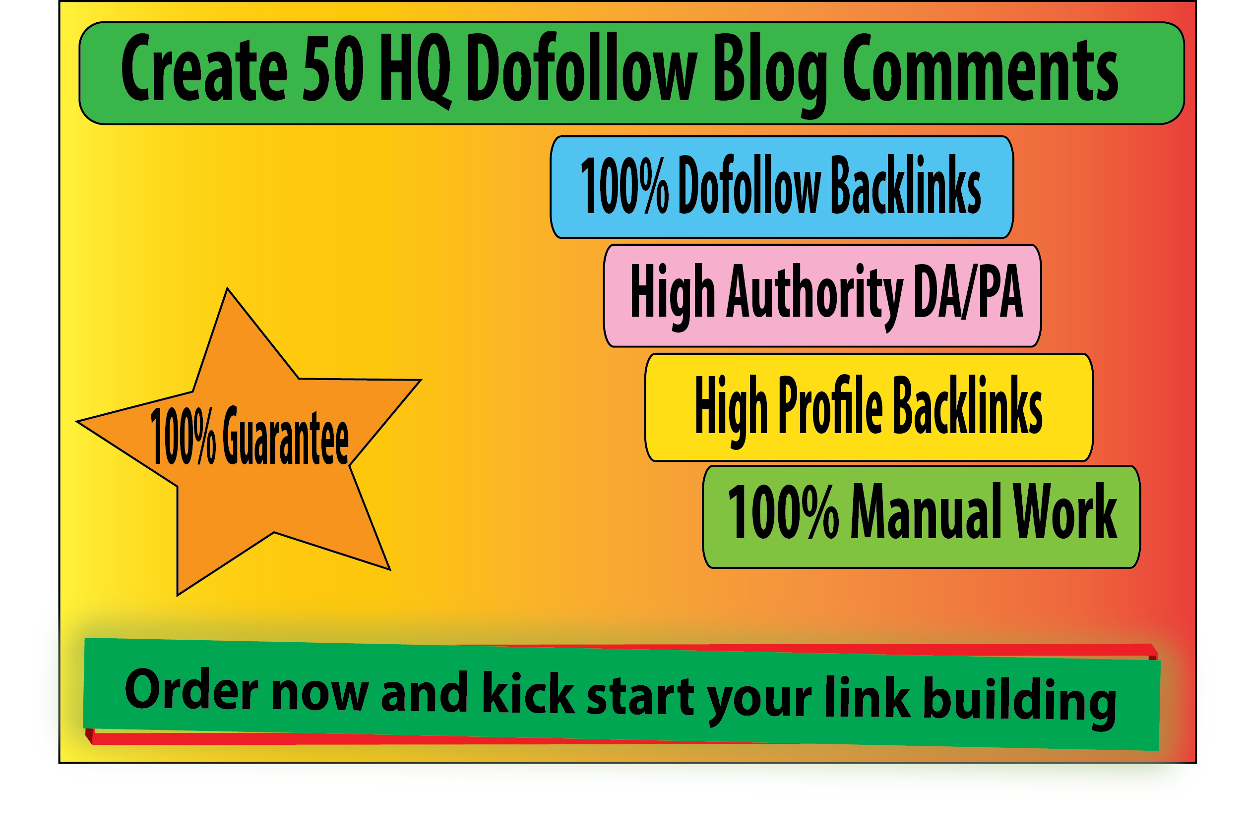 I Will do 50 High Quality Dofollow Blog Comments
