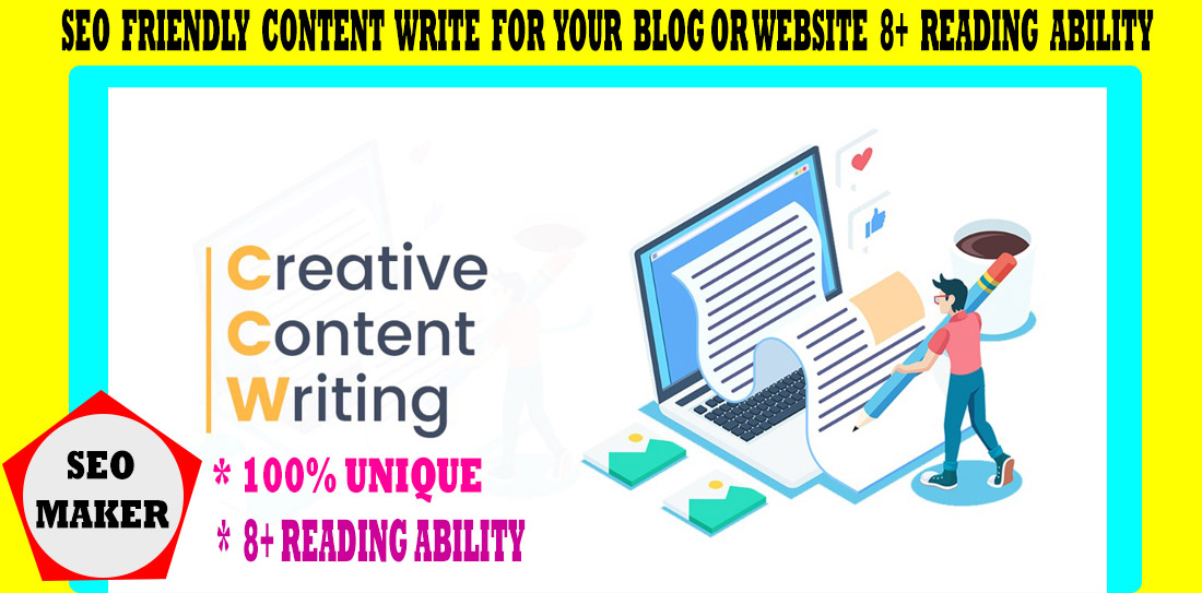 I will write 1000+ Word SEO friendly content for your...