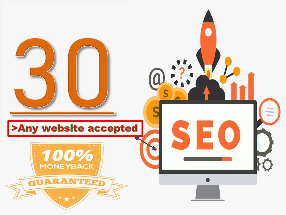 Build 30 High DR Quality Backlinks and High Authority...