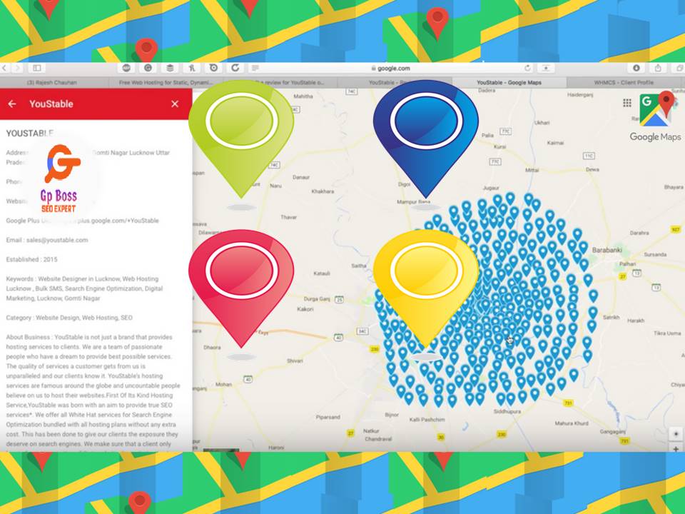 Manually google map ranking with 700 local citations ...