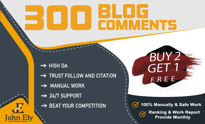 Build 300 high quality Blog Comment backlinks with wh...