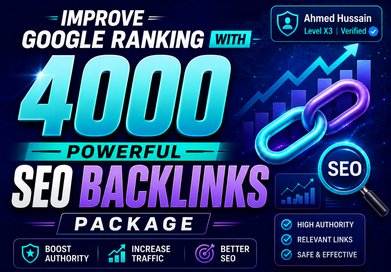 Improve Google Ranking With 4000 Powerful SEO Backlin...