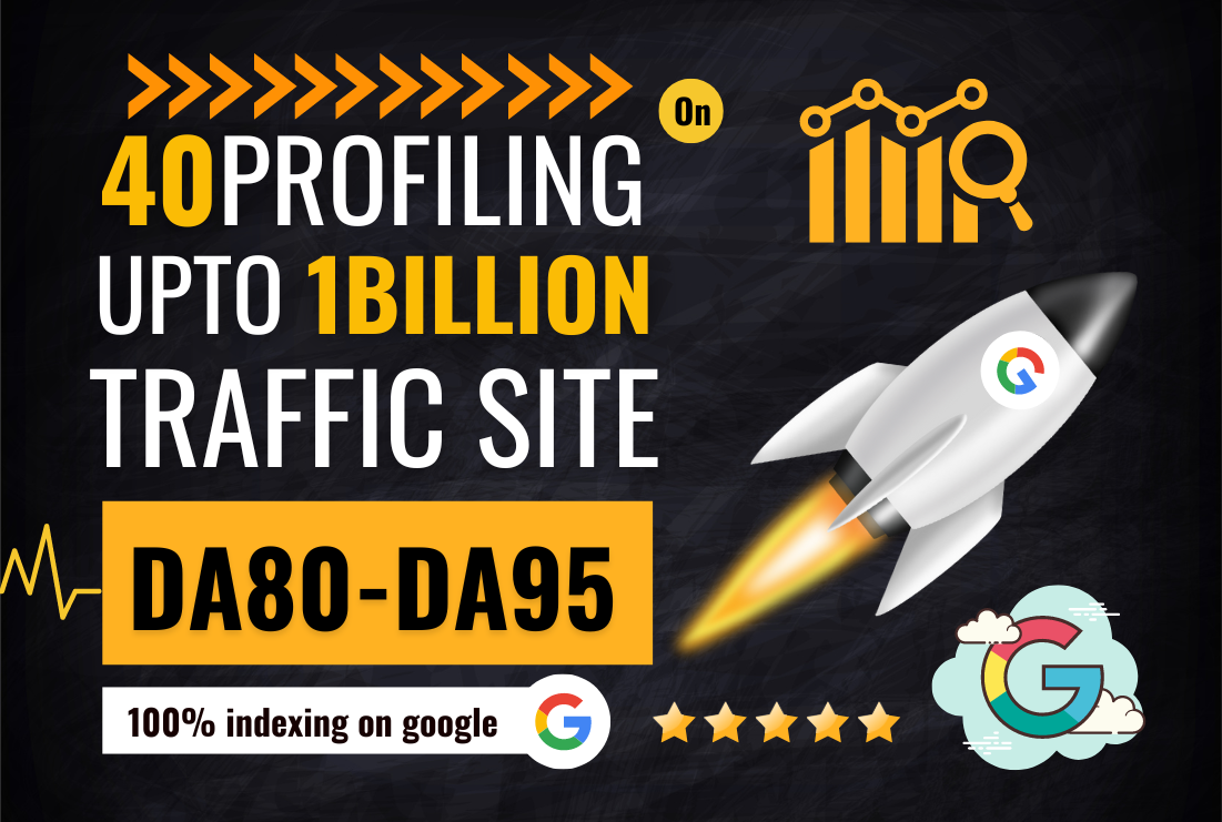 40 PREMIUM Profiling Upto 1Billion TRAFFIC DA80-DA95 ...