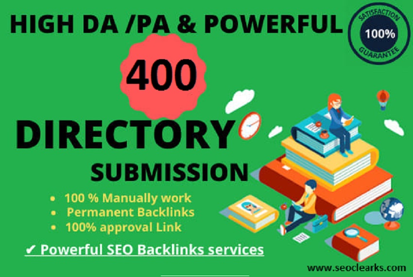 I will submit manually 400 directory submission power...