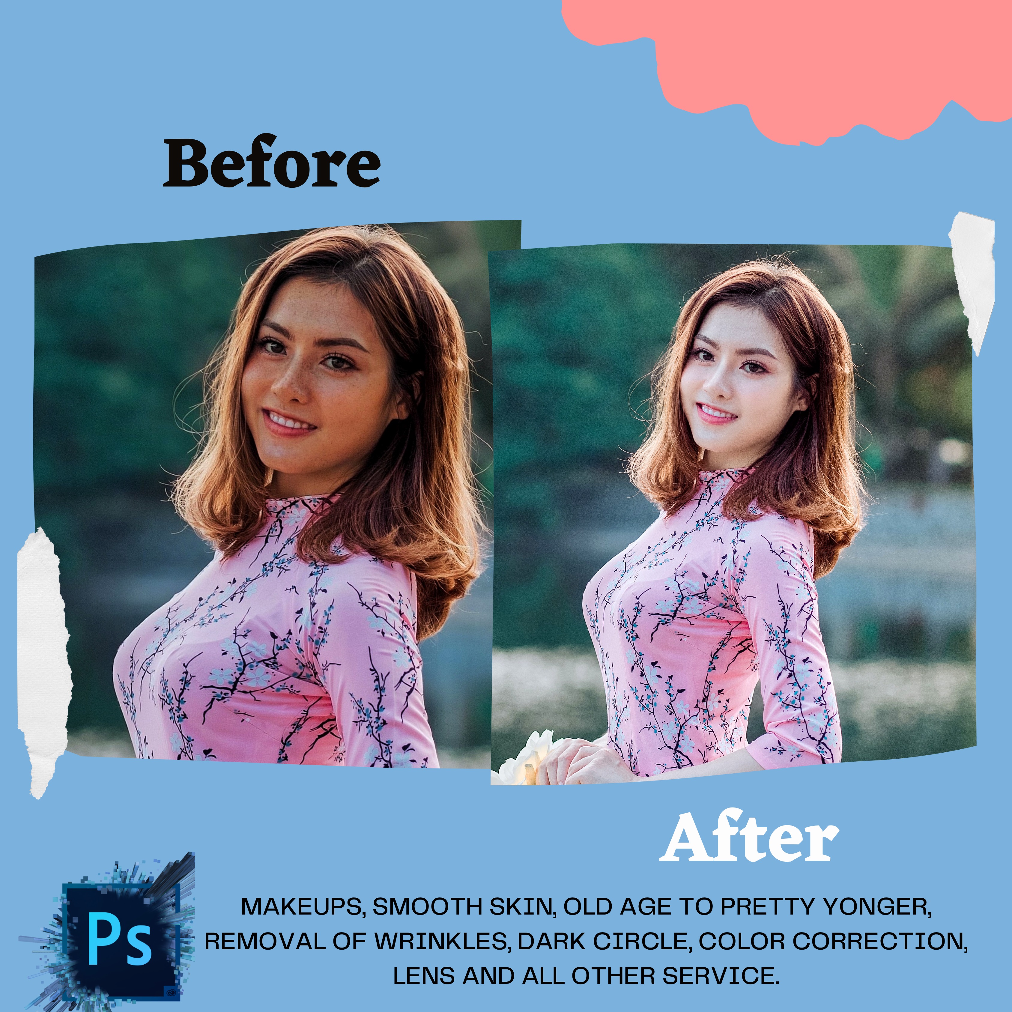 I will do any professional photoshop editing or photo...