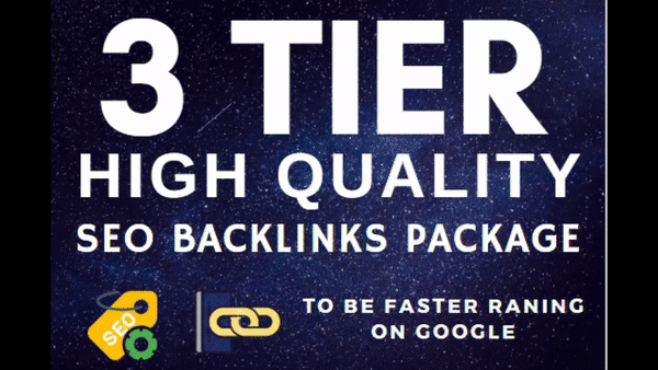 Create tier 3 high quality SEO backlinks package, best rank your website.