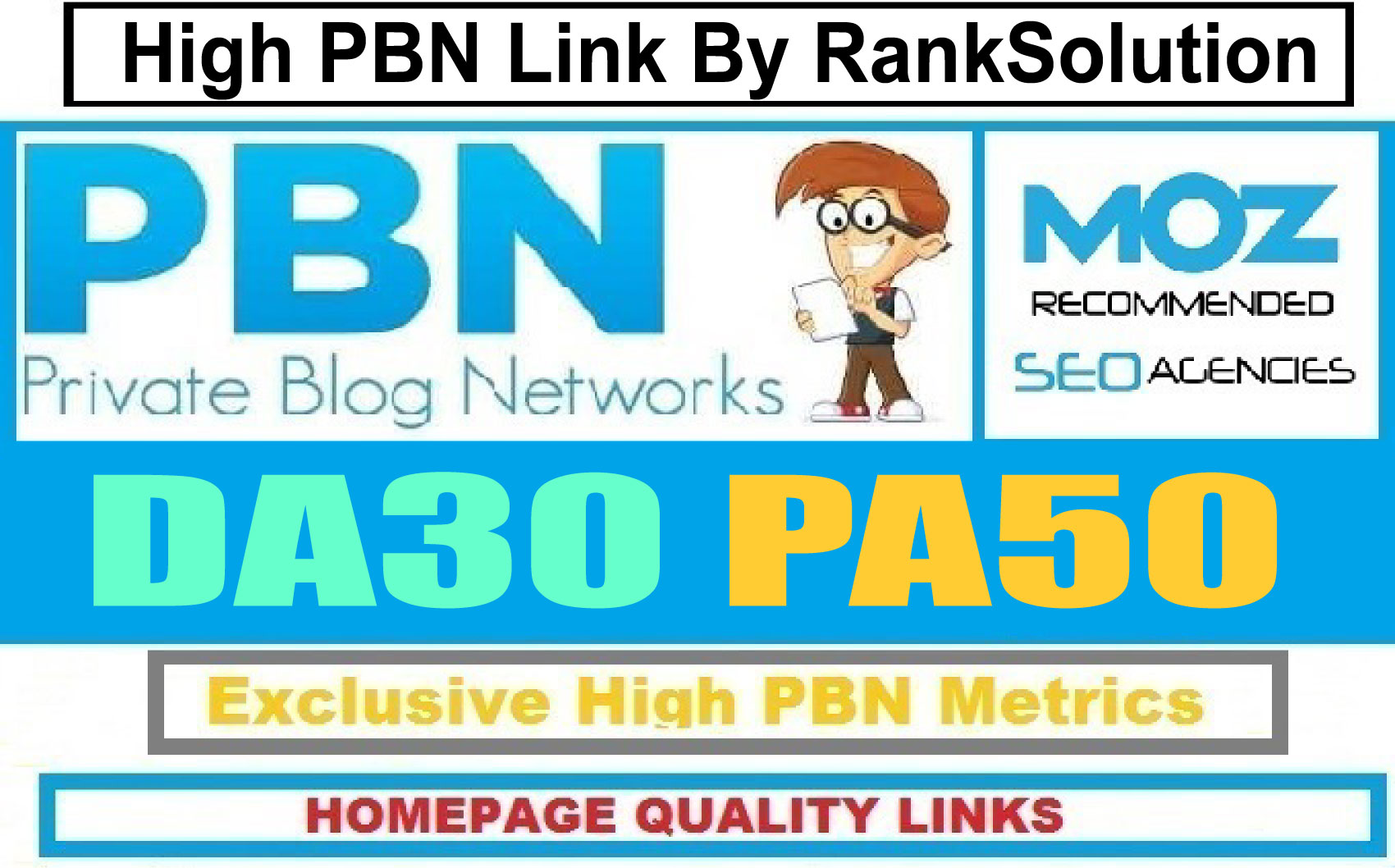 Rank Solution- 2 Manual HIGH PA-50+, DA-30+ Dofollow...