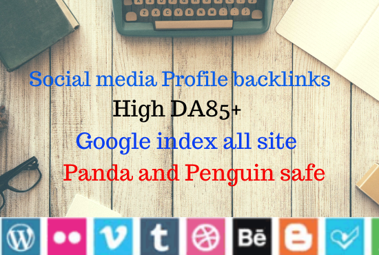 I Will Create 100 High Quality Social Media Profile B...