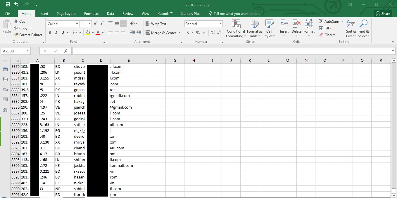 I will deliver to you excel list with 10000+ email ad...