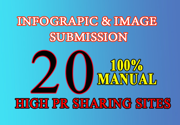I will submit your image or infographic to 20 image s...