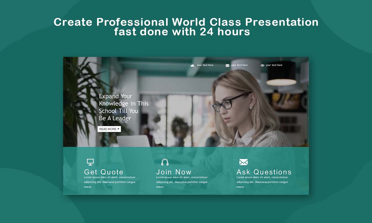 I will create a modern and quick pitch deck presentat...