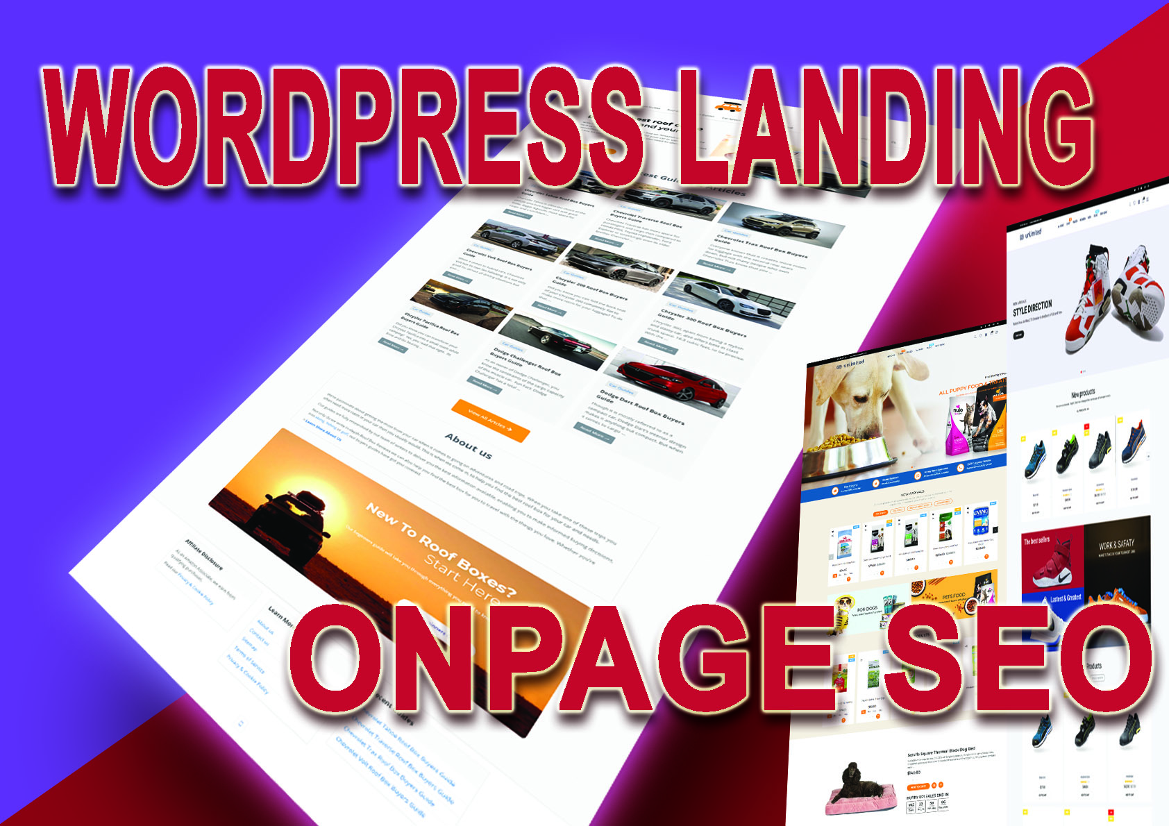 I will do Amazon Affiliate Website Landing Page With ...
