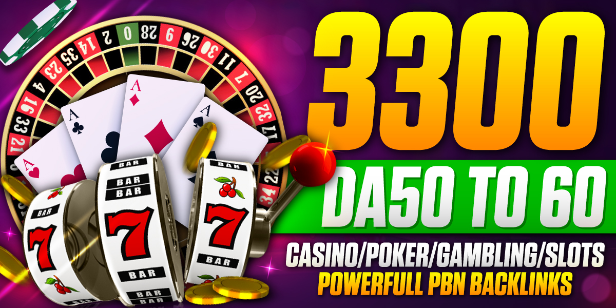 PowerFull Domains 3300 PBN DA50 To 60 Casino Poker Ju...