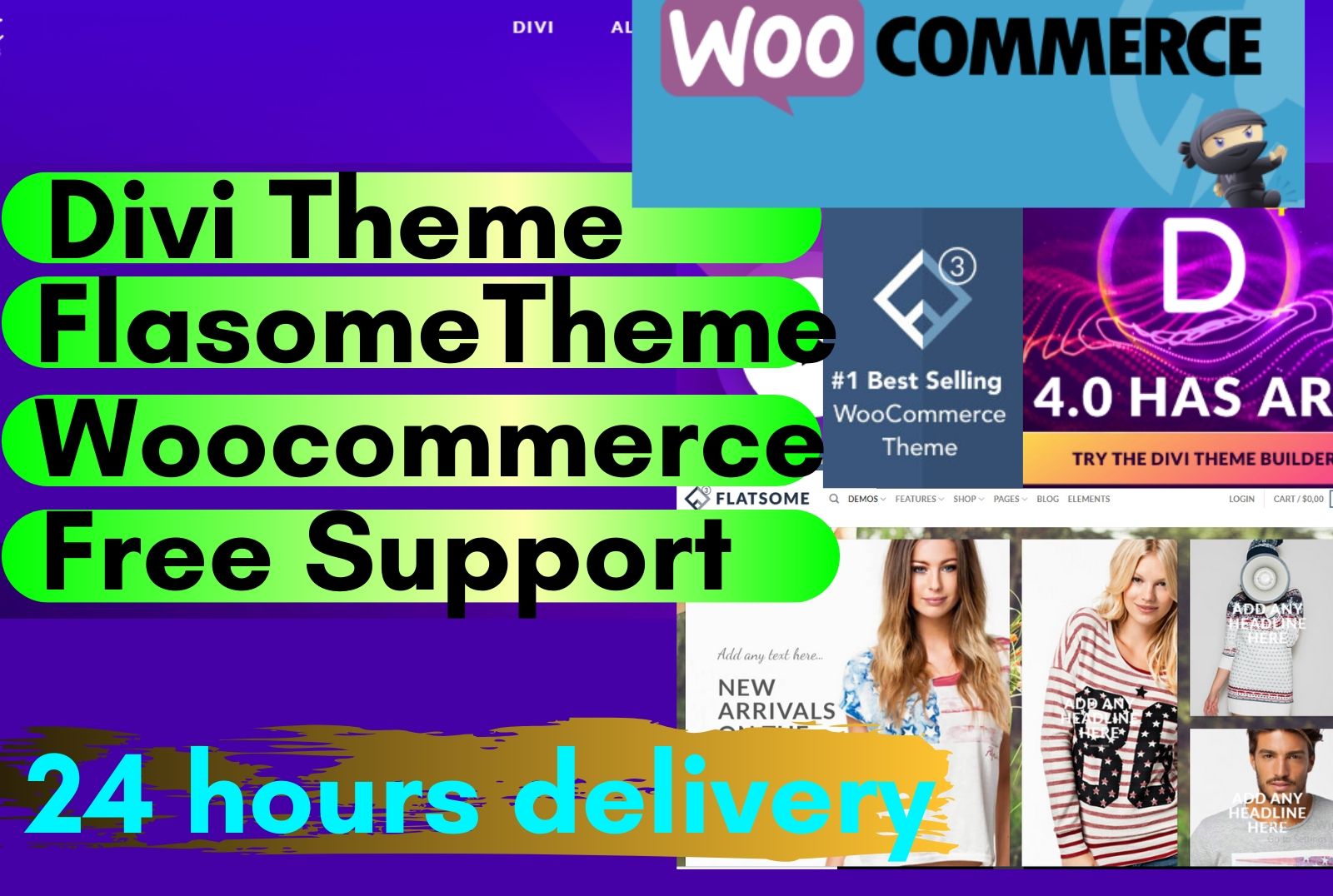 I will create wordpress woocommerce website using div...