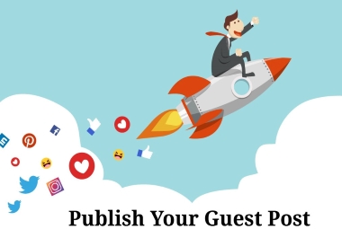 Sky rocket your Website with 7 guest post DA 80+ site...