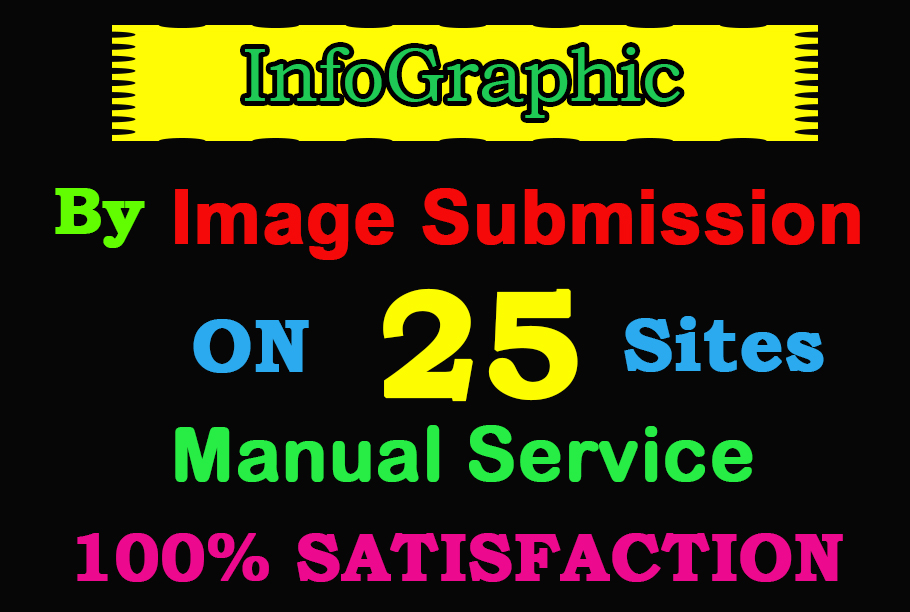 I will do infographic or image submission on high DA ...