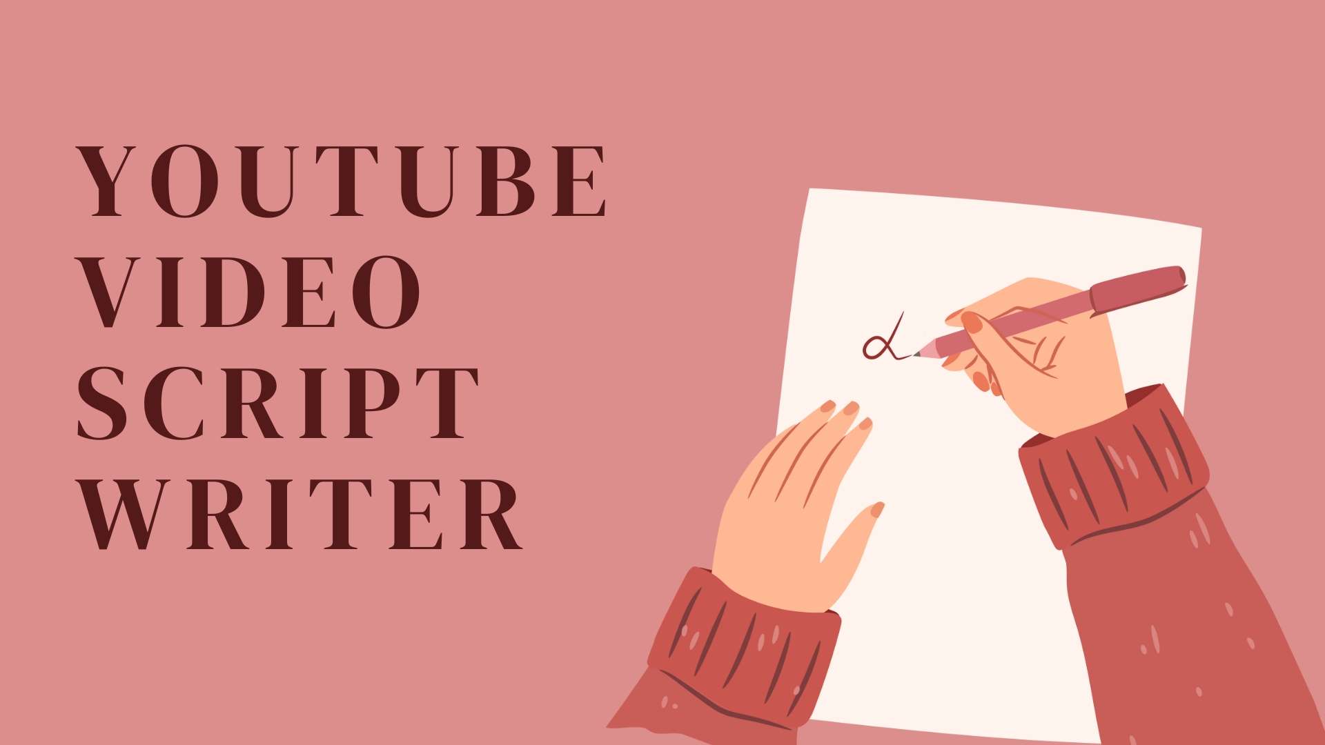 I will do professional youtube video script writing f...