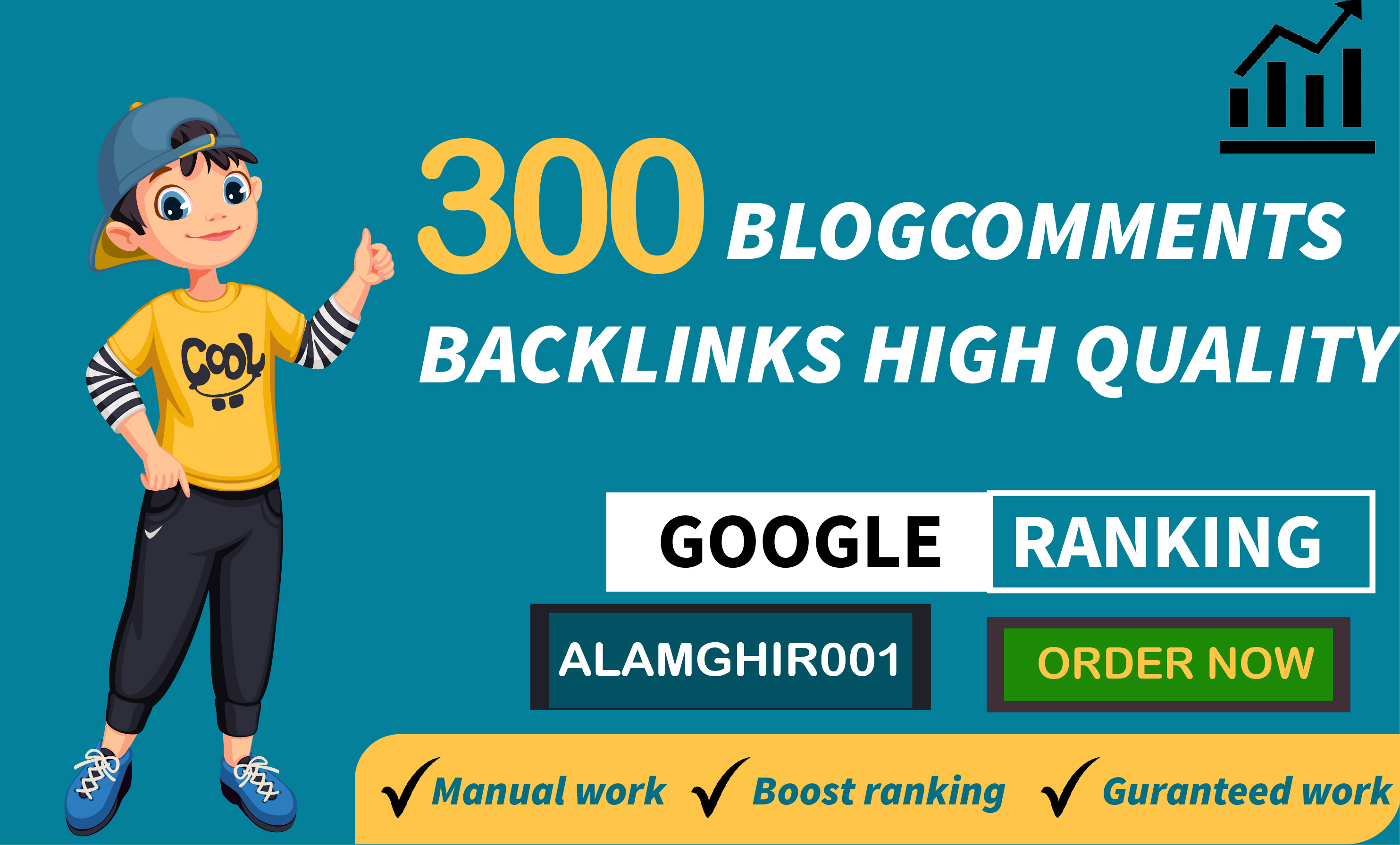 I will do 300 dofollow blogcomment high backlinks