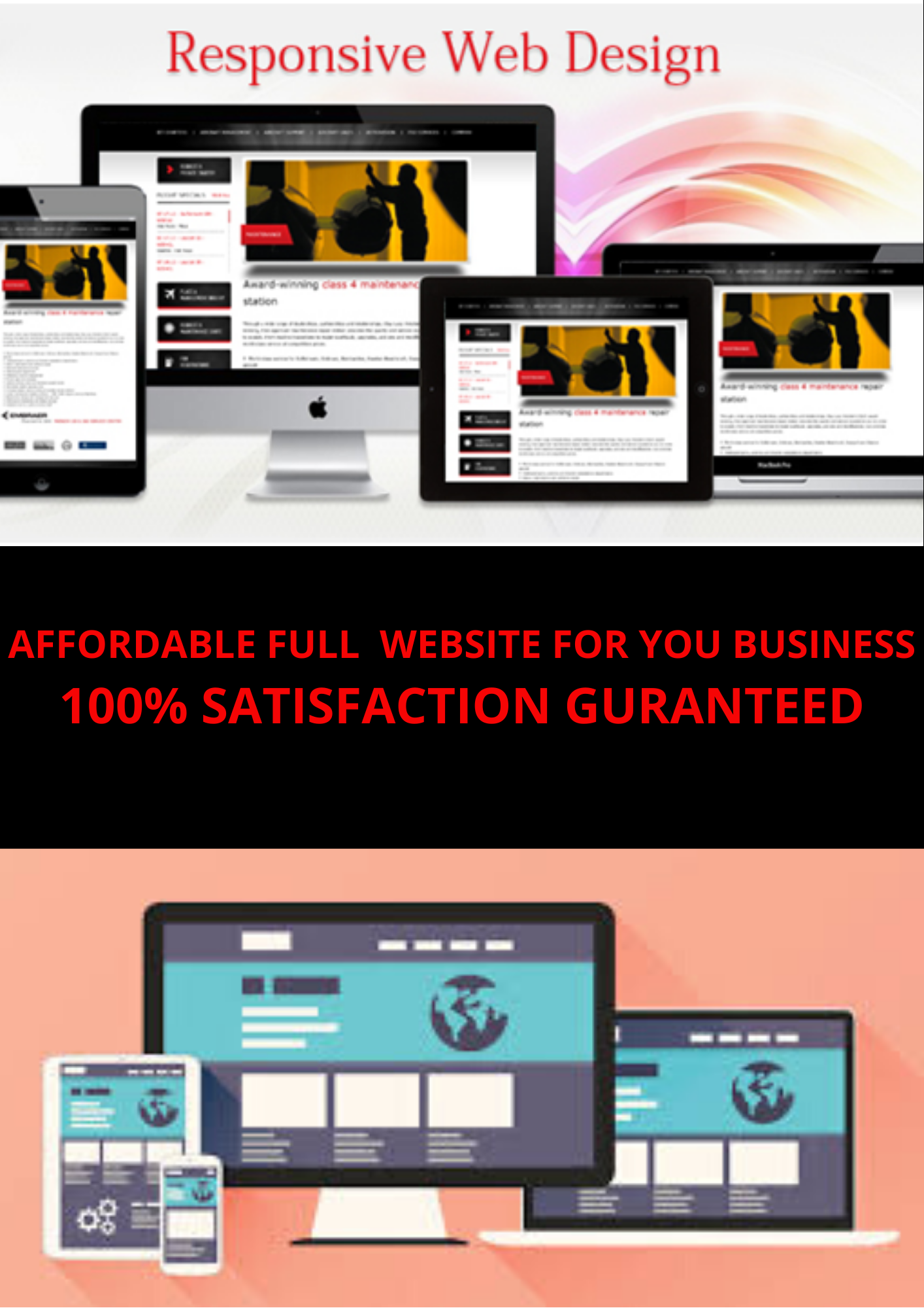 I will create a website that attracts more customers ...