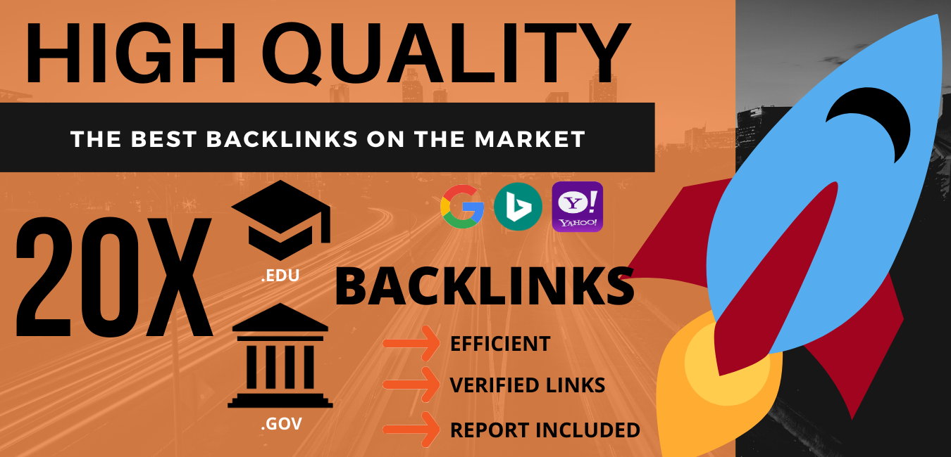 SKYROCKET your Rankings with 20X. EDU /. GOV Backlink...