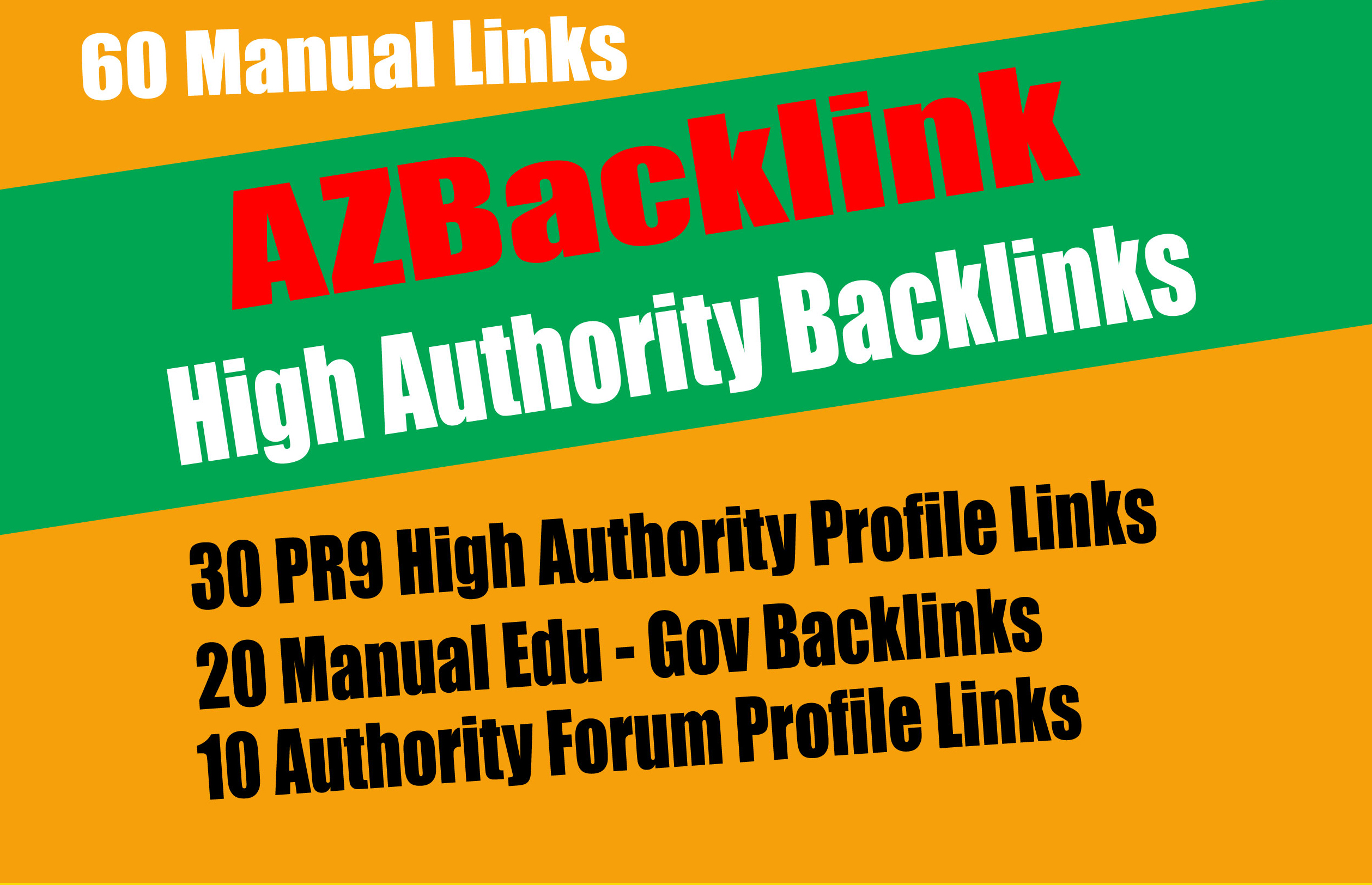 60 Authority Backlinks From 30 HQ Profile + 20 e Prof...