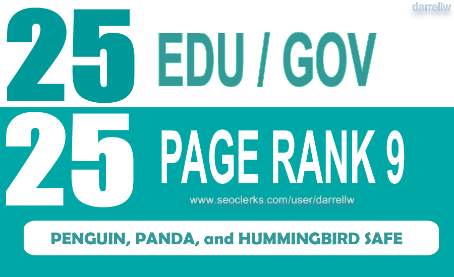 I will do permanent 25 edu gov and 25 USA pr9 backlin...