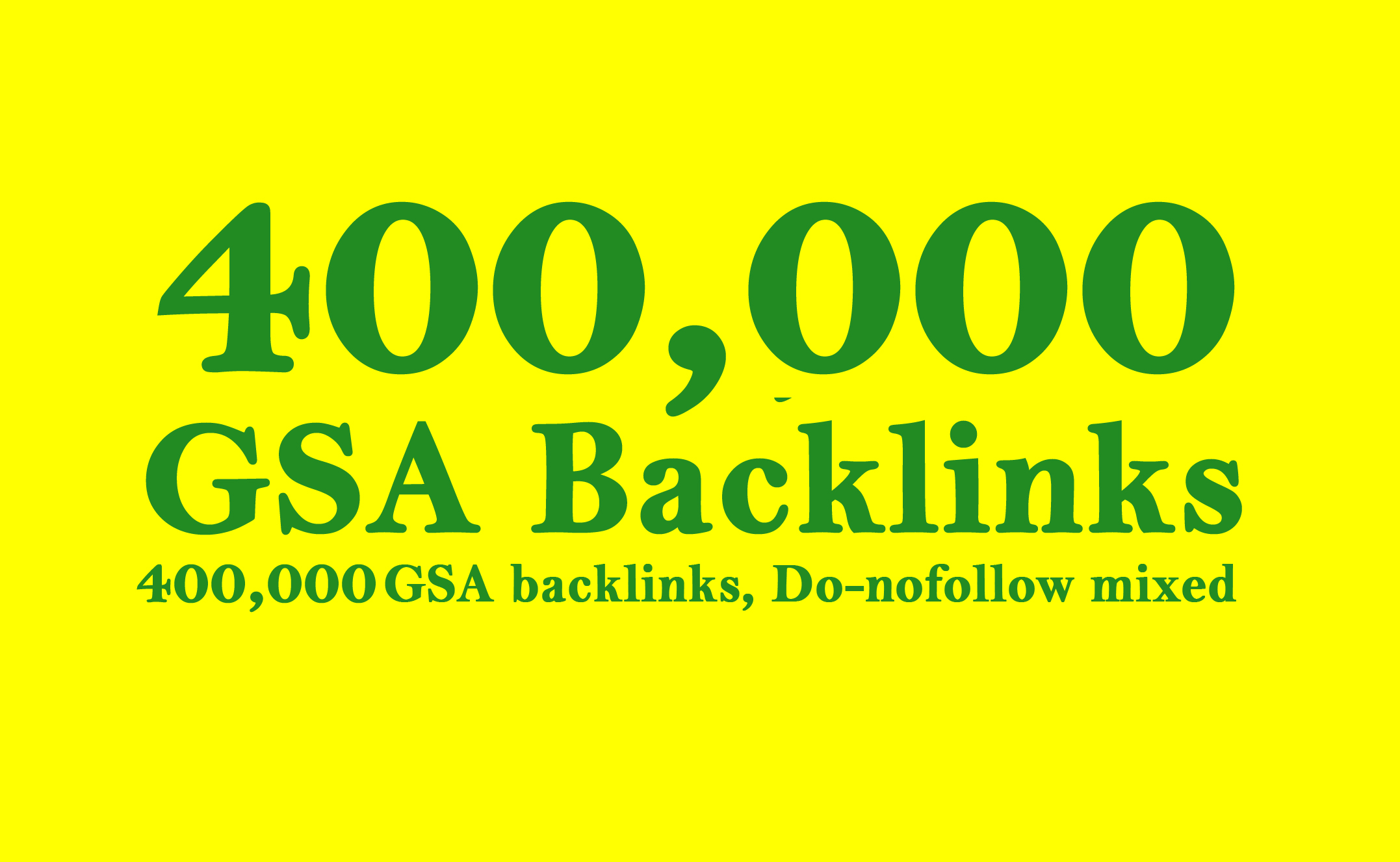 Build 400,000 GSA Search Engine Ranker Backlinks for ...