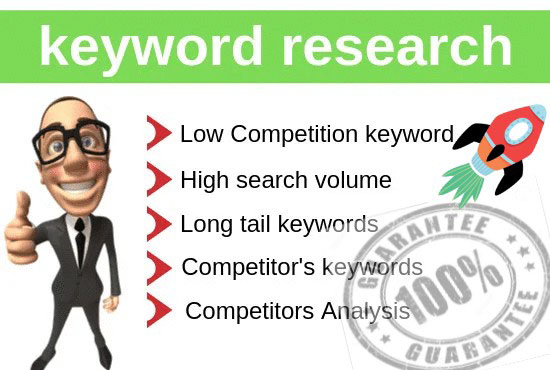I will long tail seo keyword research and competitor ...