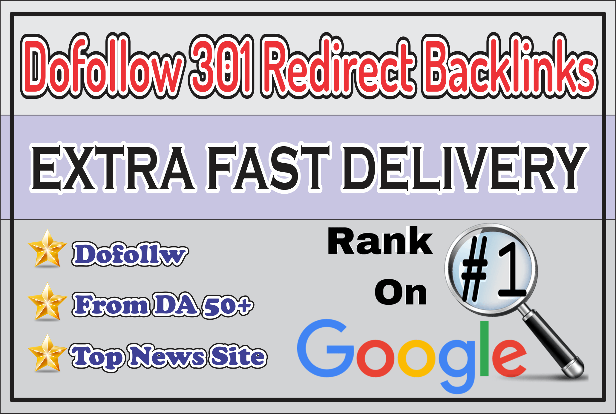 I will provide 301 redirect dofollow backlink from da...