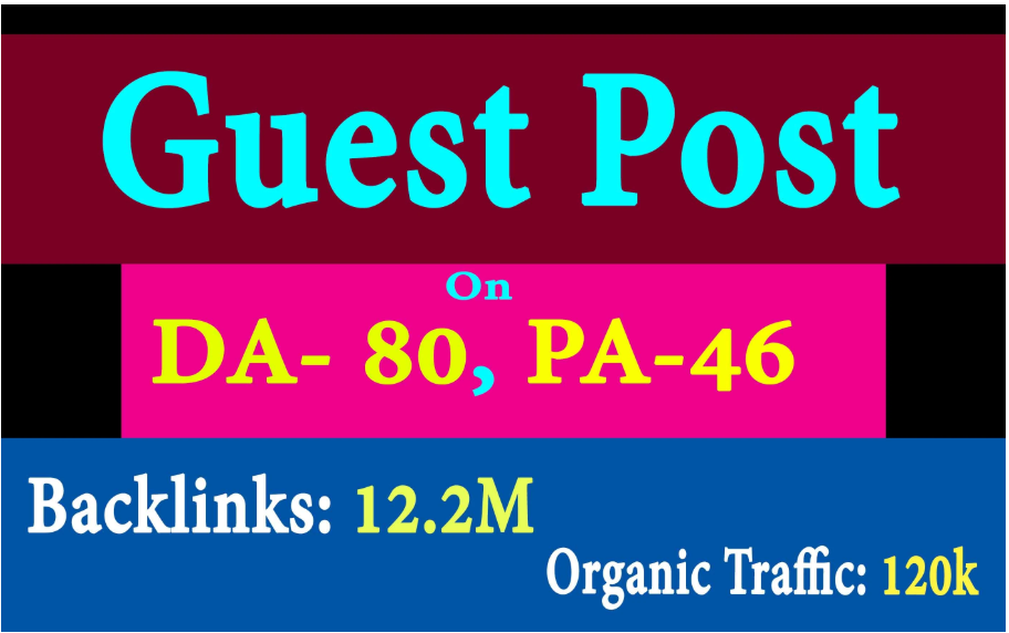 I will Write and Publish 3 Articles on DA 80+ Website...