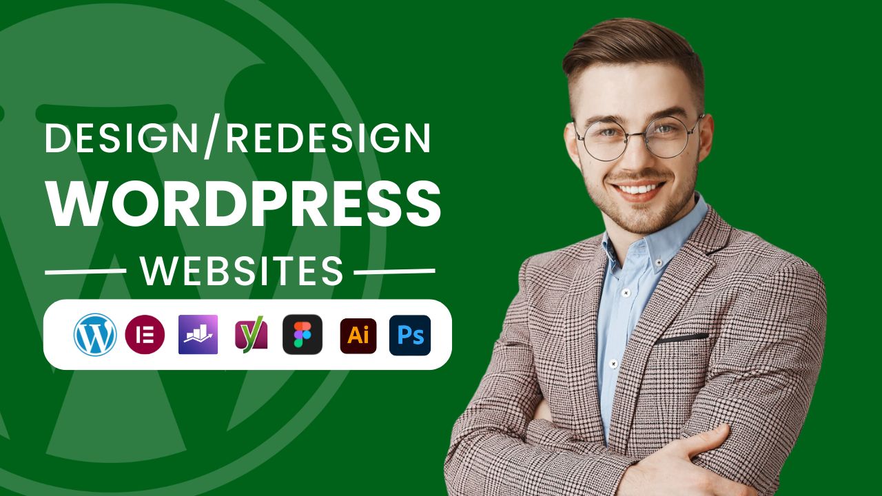 I will build wordpress website development, business...