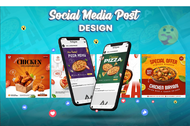 I wll create attractive social media posts and advert...