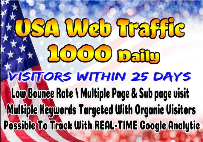 Super targeted USA traffic real Google organic web vi...