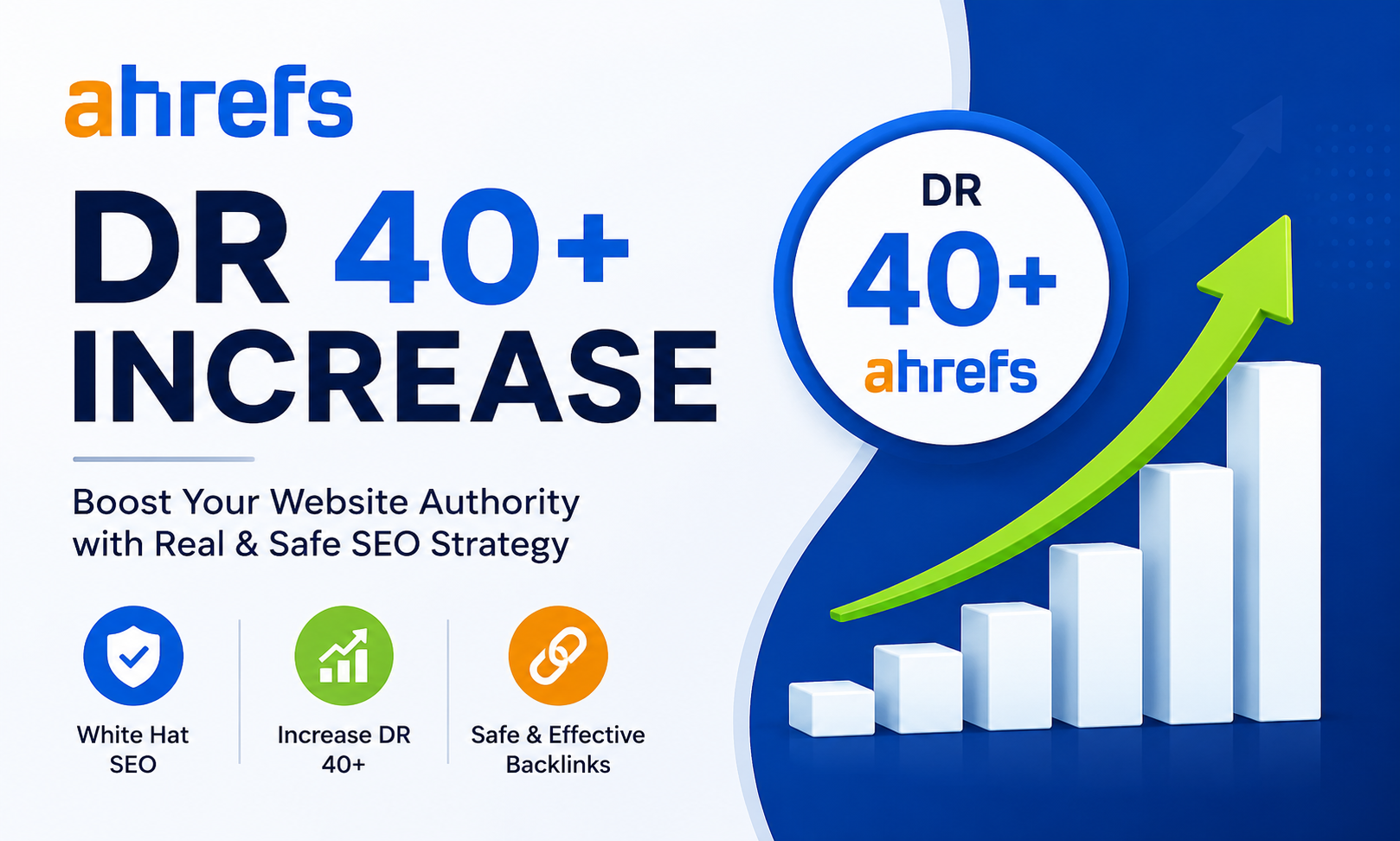 Increase Ahrefs DR 40+ With Manual and Guaranteed SEO...