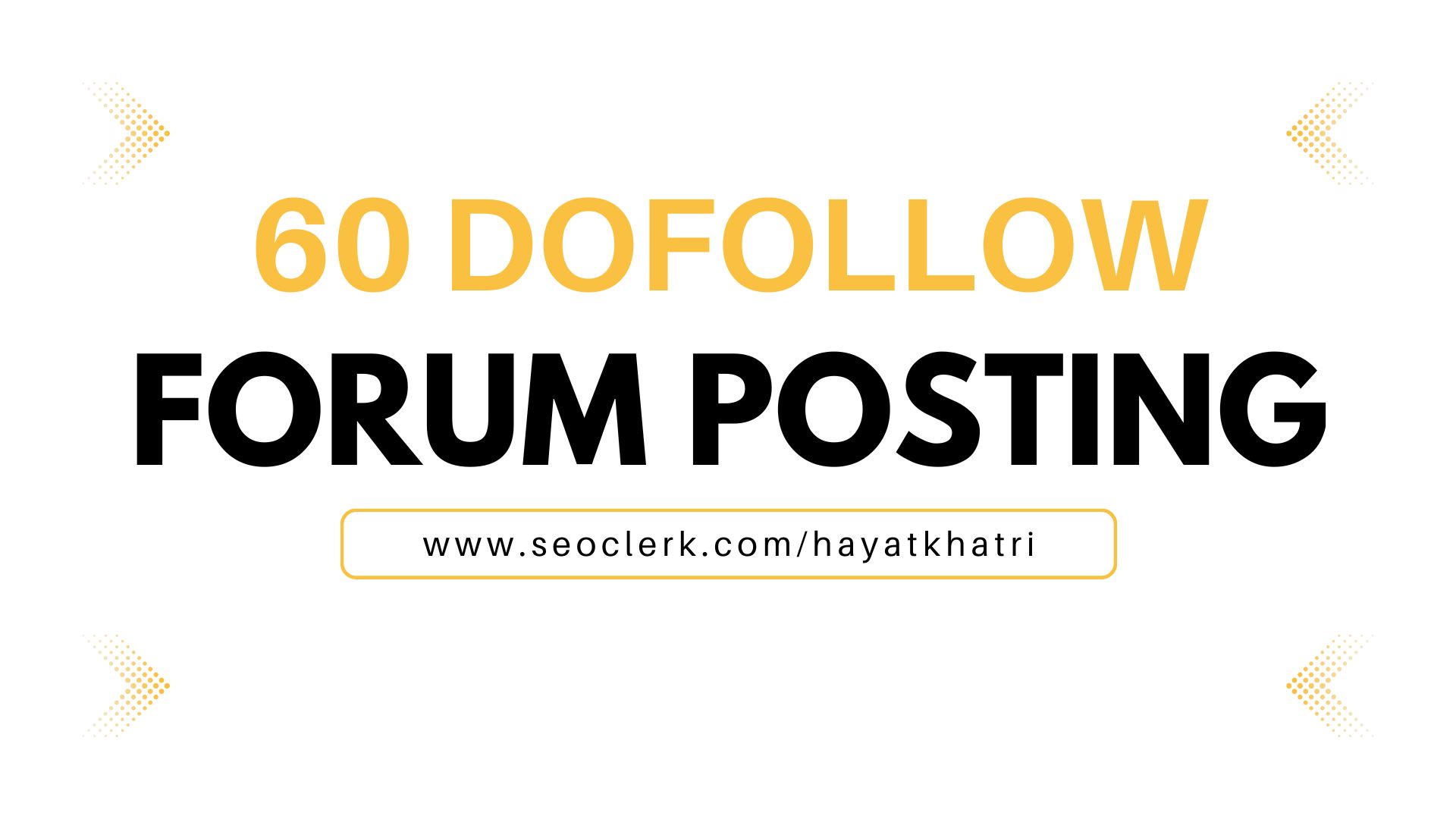 60 High Quality Forum Posting Contextual Backlinks