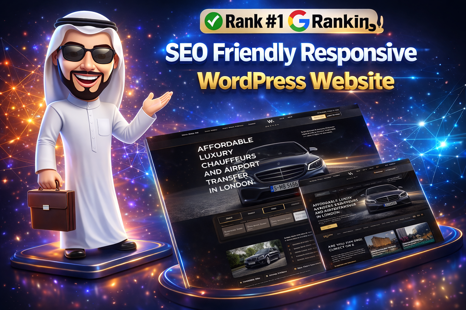 Create SEO Friendly Responsive Wordpress Website to F...