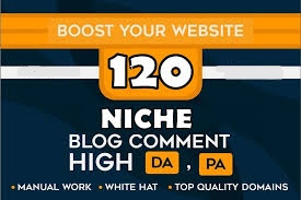 Provide 120 High Quality Niche Relevant Blog Comments...