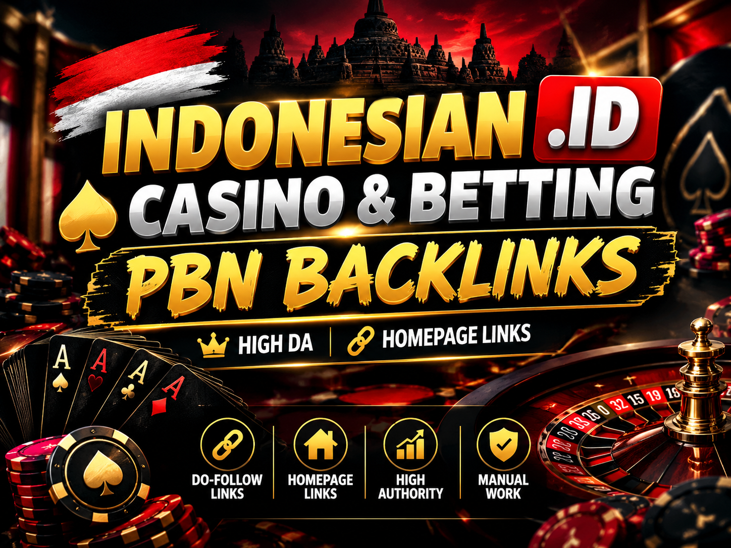 50 Indonesian. ID Casino & Betting PBN Backlinks ...