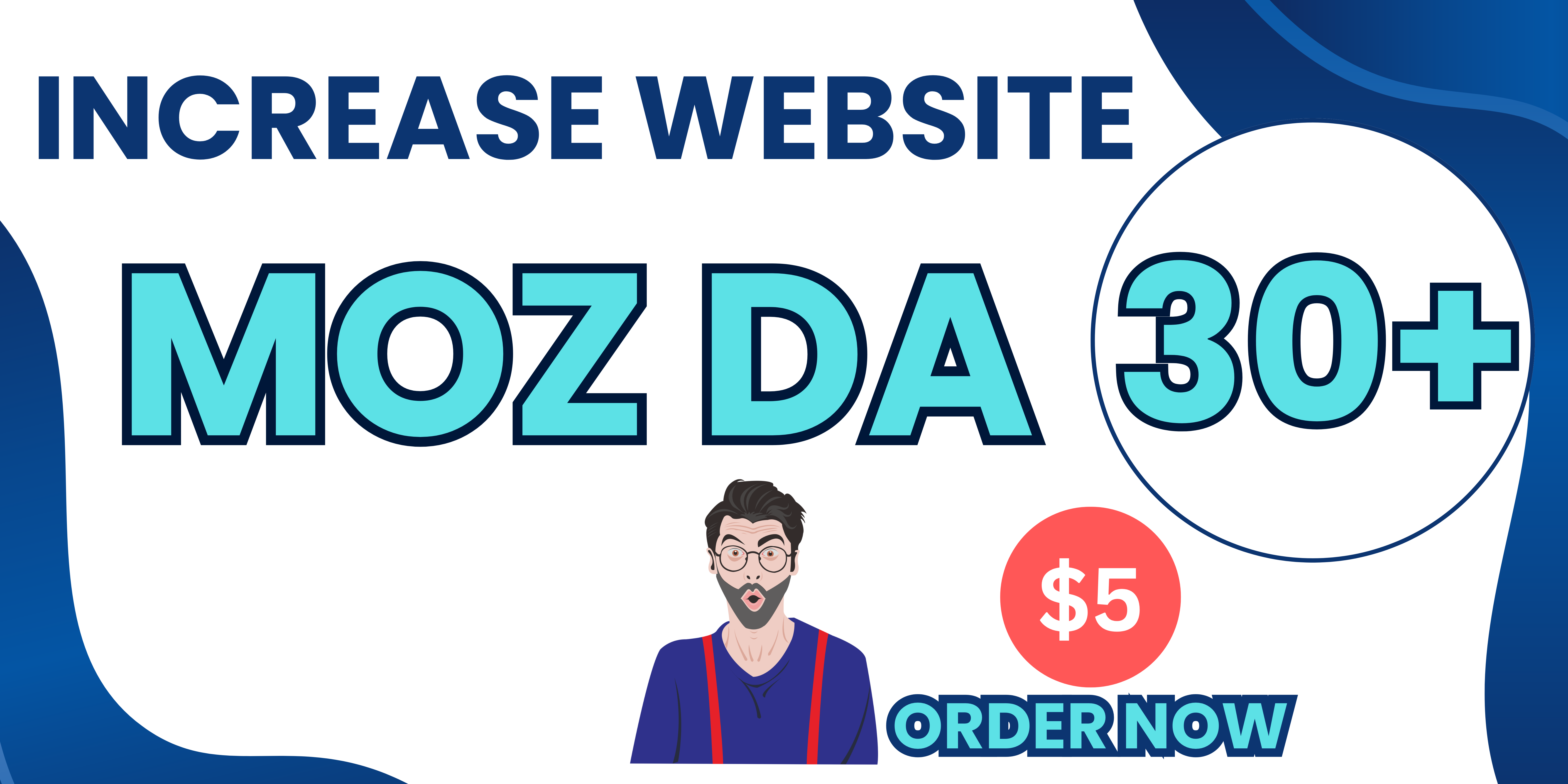 Increase Website Domain Authority MOZ DA 0 to 30+ Wit...