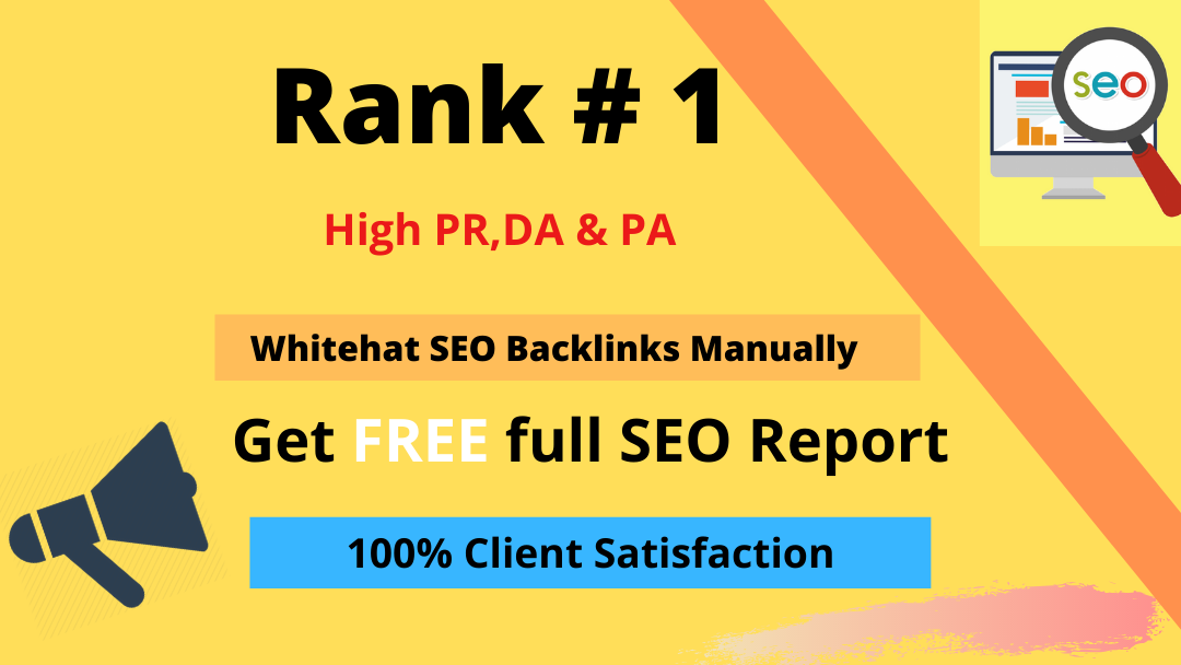 I will build 99 high quality Whitehat SEO backlinks m...