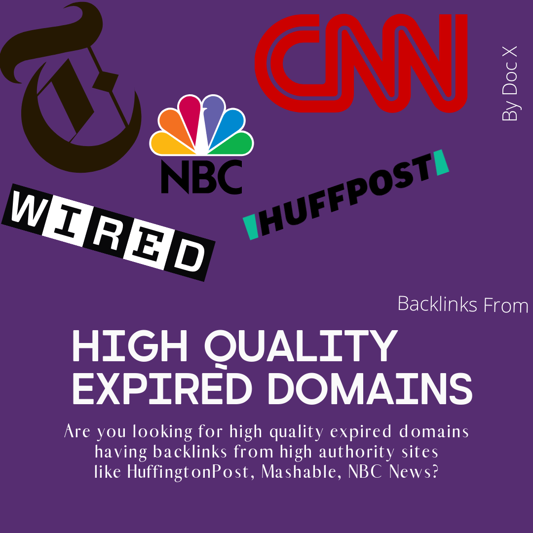 Expired Domain Having backlinks From High Authority Site
