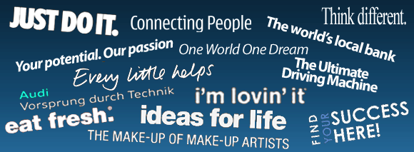 Create slogans for your website or business 